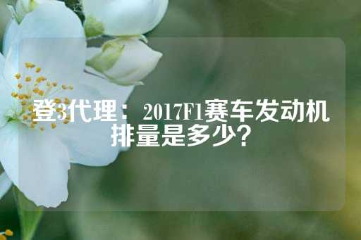 登3代理：2017F1赛车发动机排量是多少？